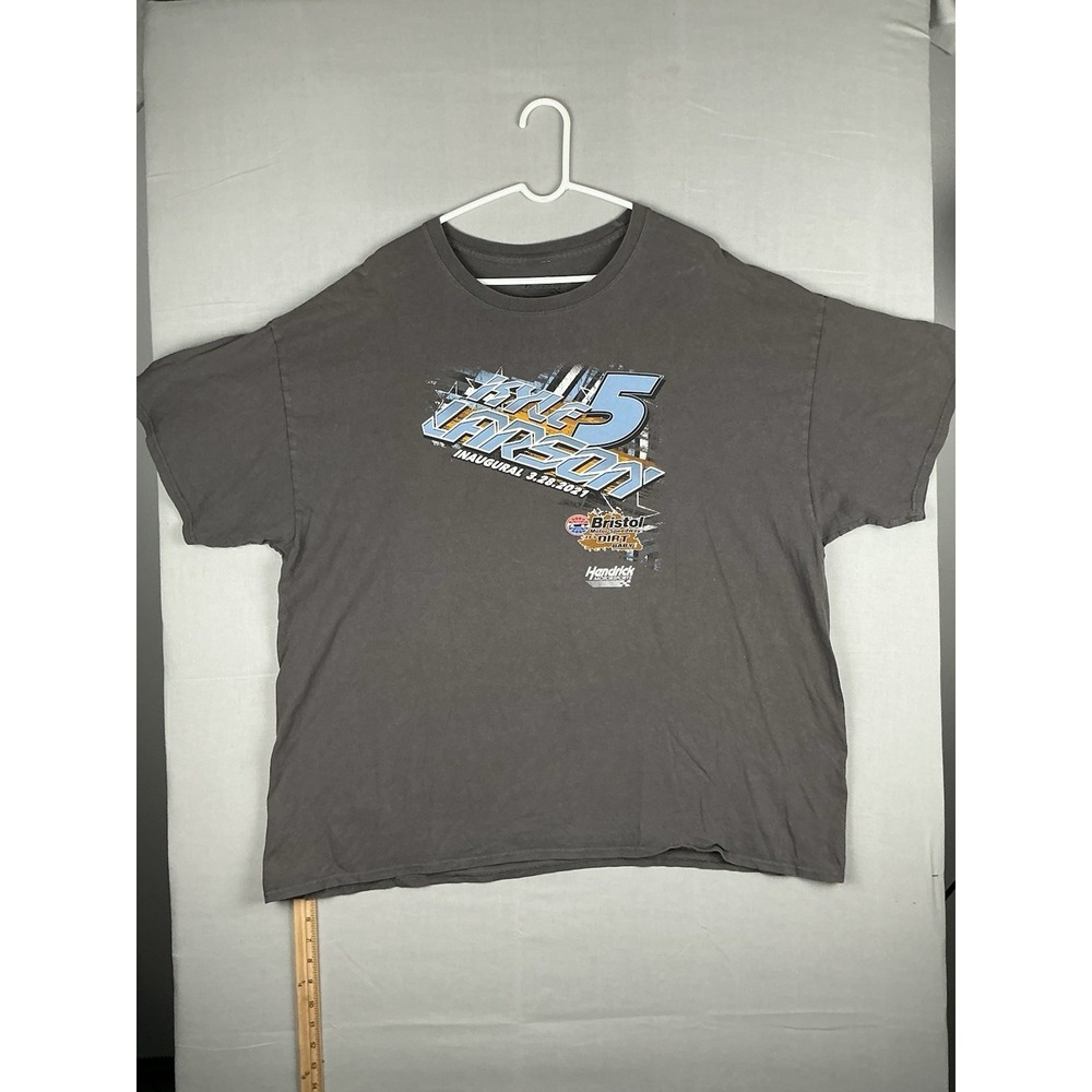 Kyle Larson #5 Inaugural Bristol Dirt Race 2021 NASCAR T Shirt Mens XL Hendrick